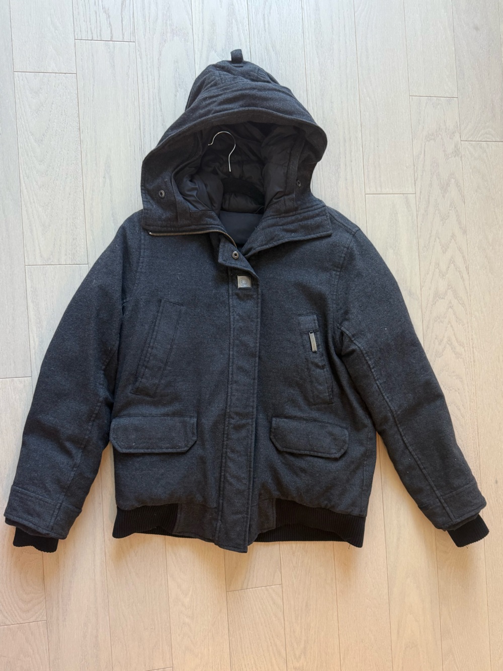 Canada Goose women Charcoal Black Bomber Jacket